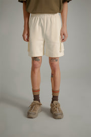 Side Pocket Wide Jogger Shorts