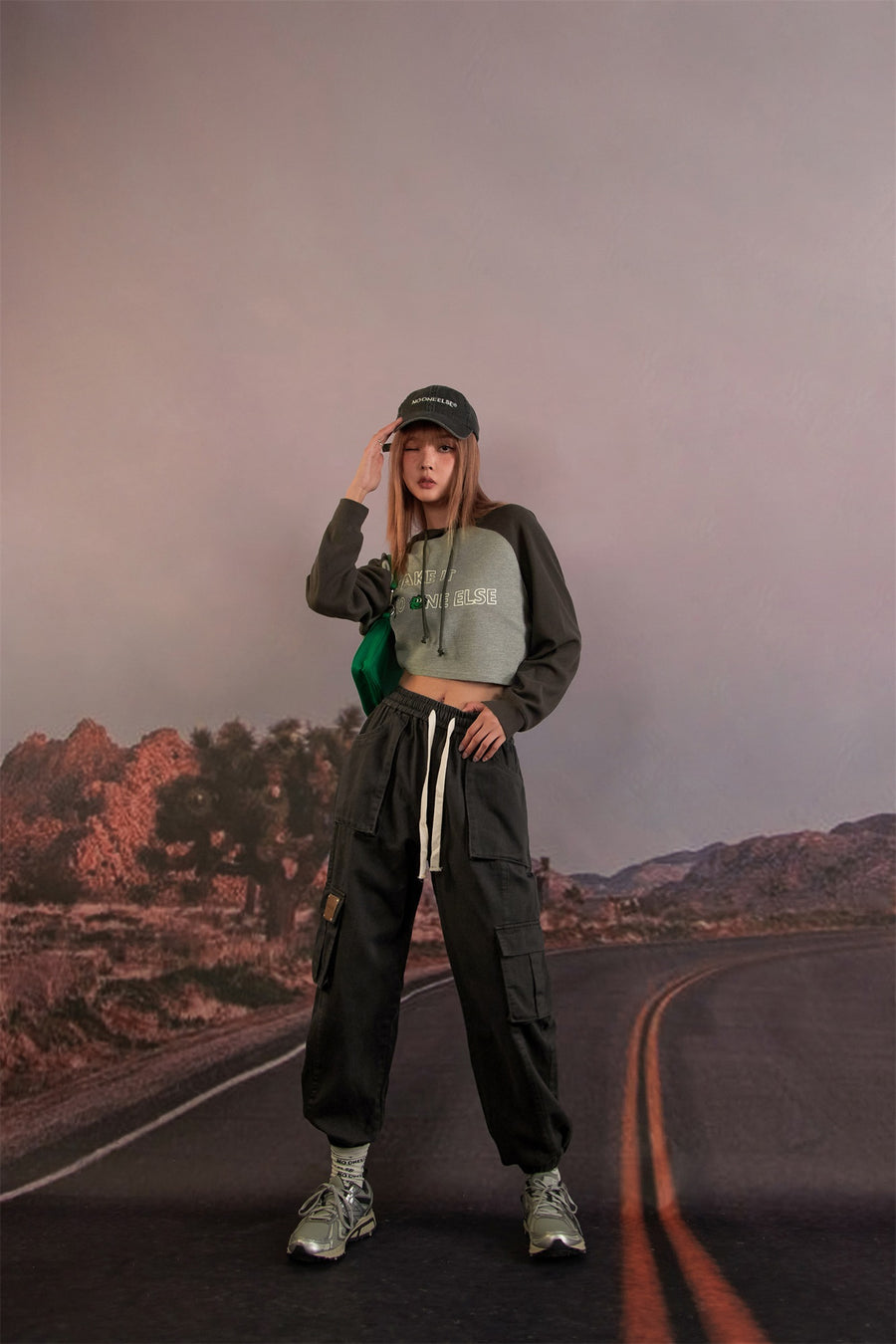 CHUU High Waist Jogger Casual Pants