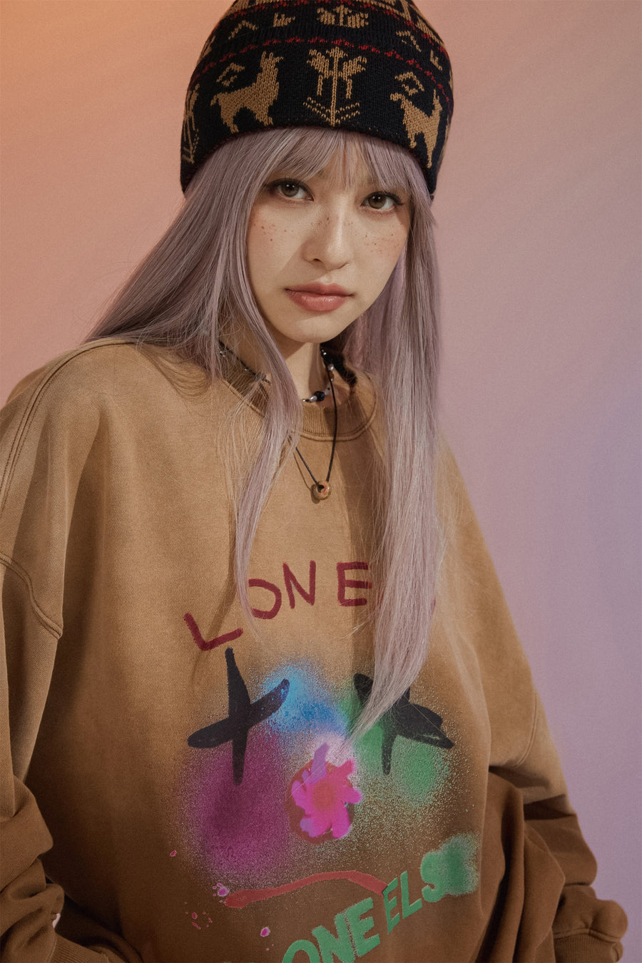 CHUU Gradient Loose Fit Sweatshirt