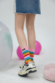 Rainbow Stripes Ankle Socks