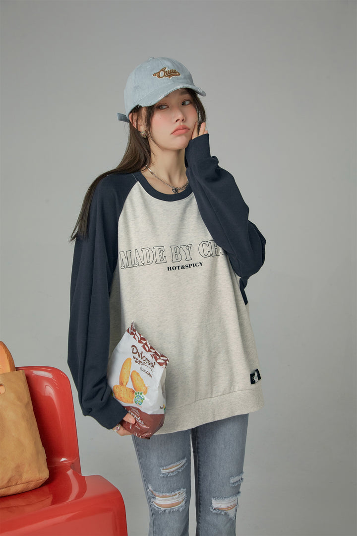 Off Shoulder Long Sleeve Sweatshirt