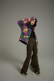 Shining Fleece Oversize Jacket