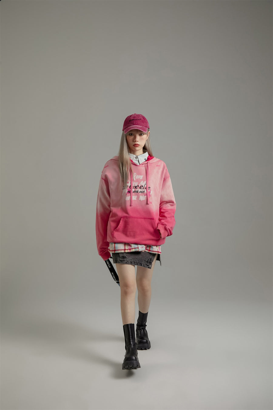 CHUU Gradient Loose Fit Hoodie