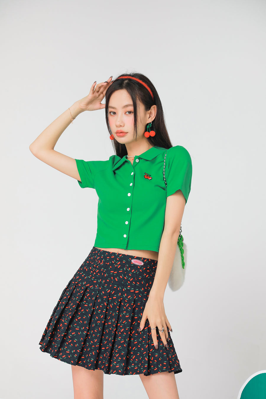 CHUU A Place For Everyone To Fit Cherry Skirt