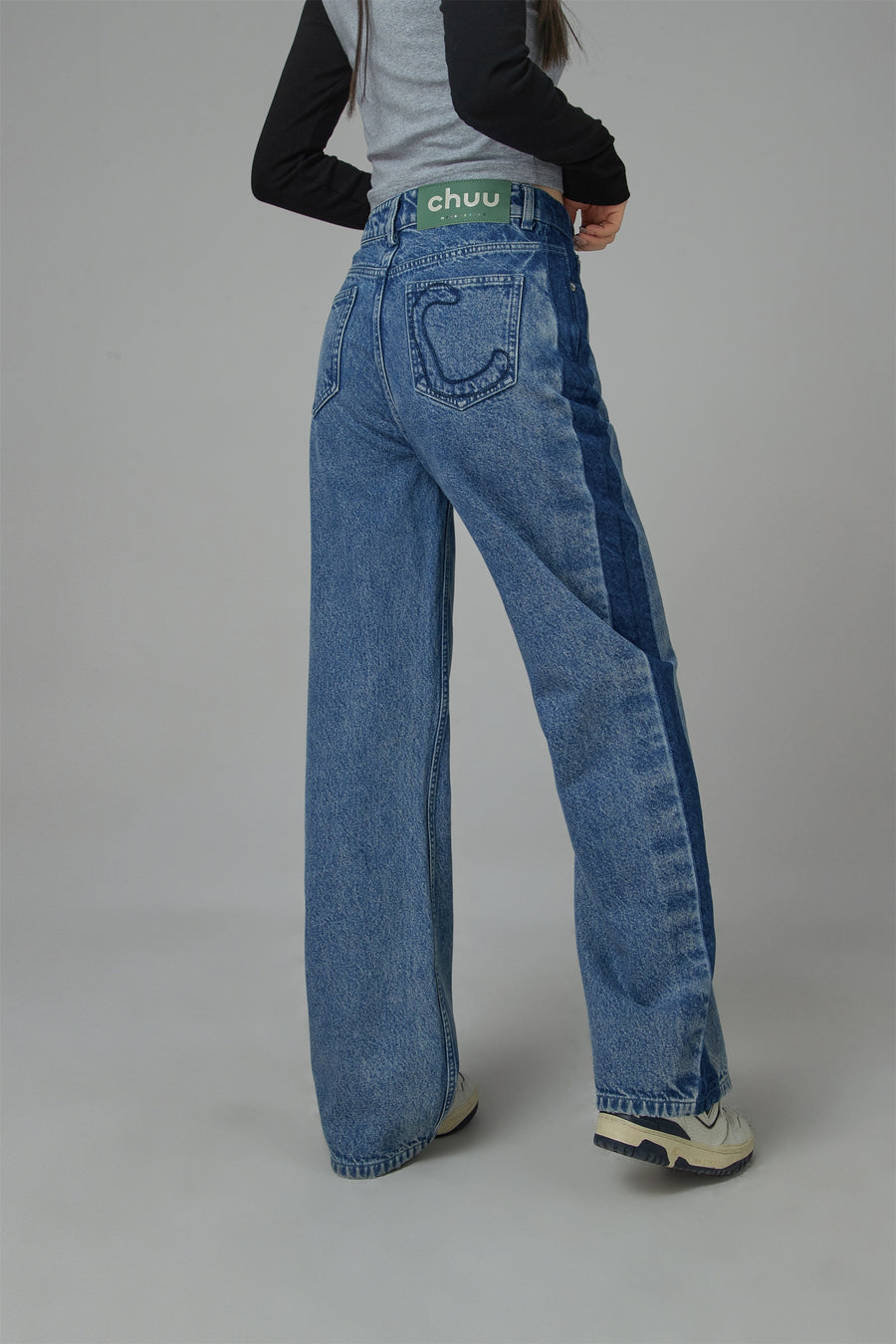 CHUU The Best Moments Wide Denim Pants