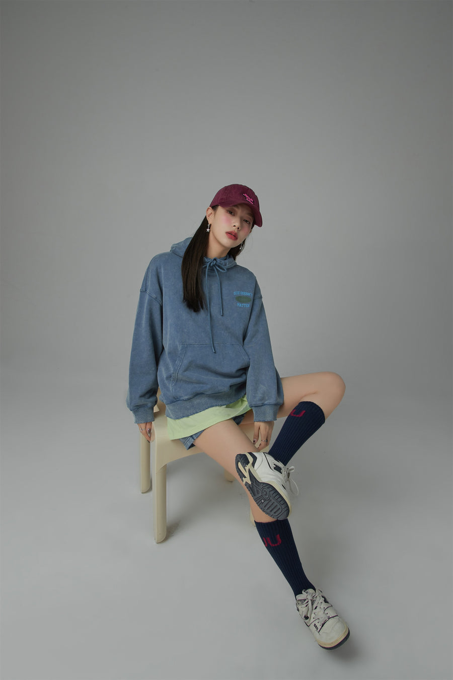 CHUU Size Doesnt Matter Cotton Overfit Hoodie