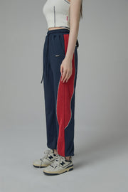 Contrast Colors Jogger Pants