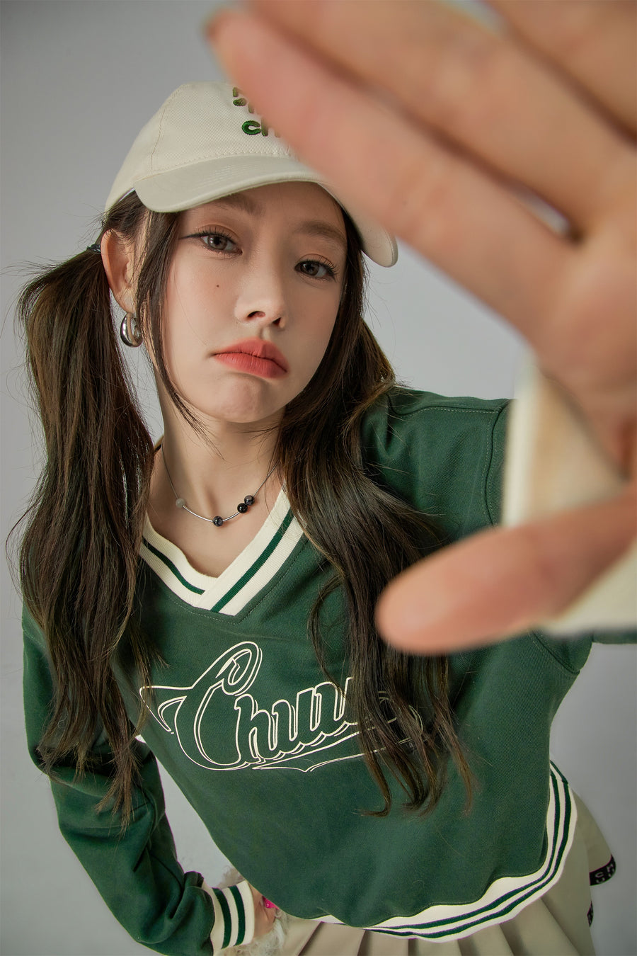 CHUU Greetings Sports Embroidered Cap