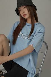 Chuu Embroidered Loose-Fit T-Shirt