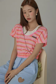 Color Stripe T-Shirt