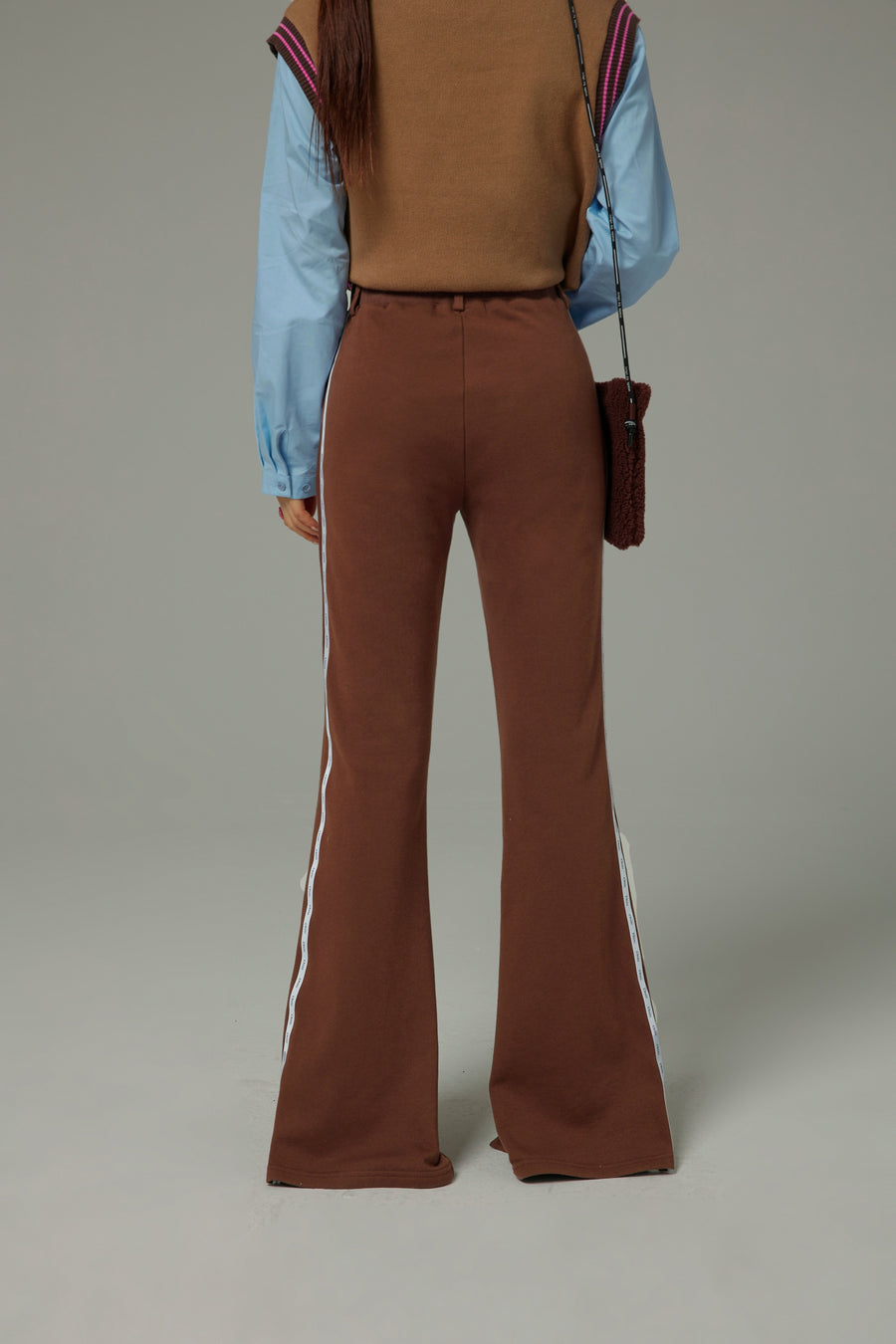 CHUU Slit Bootcut Sweat Pants