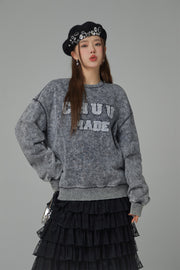 Chuu Made Washed Loose Fit Sweatshirt