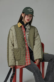 Chuu Heart Quilted Jacket