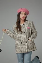 Princess Treatment Check Double Tweed Jacket