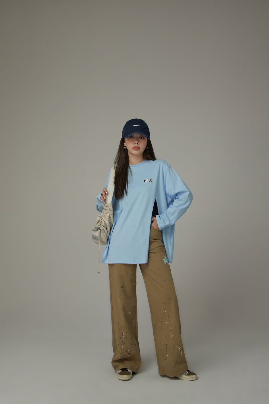 CHUU Split Loose Fit T-Shirt