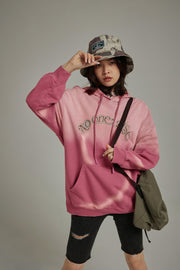 Gradient Color Front Pocket Hoodie