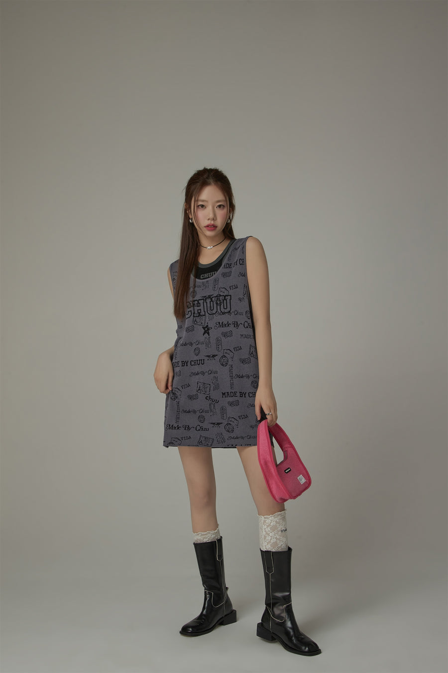 CHUU Loose Fit Knitted Sleeveless Top