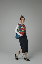 Cargo A-Line Long Skirt