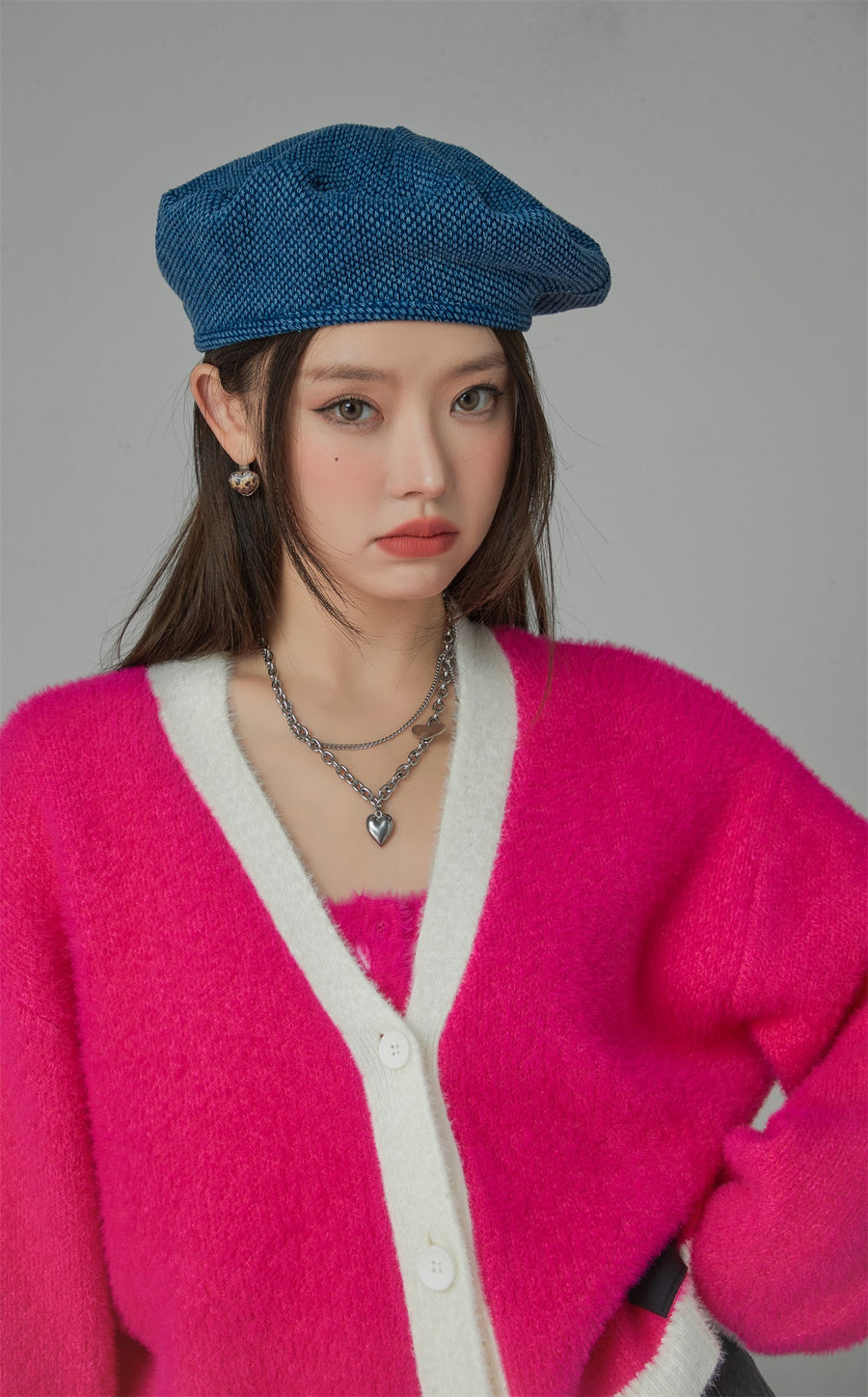 CHUU I Dream In Color V-Neck Knit Cardigan