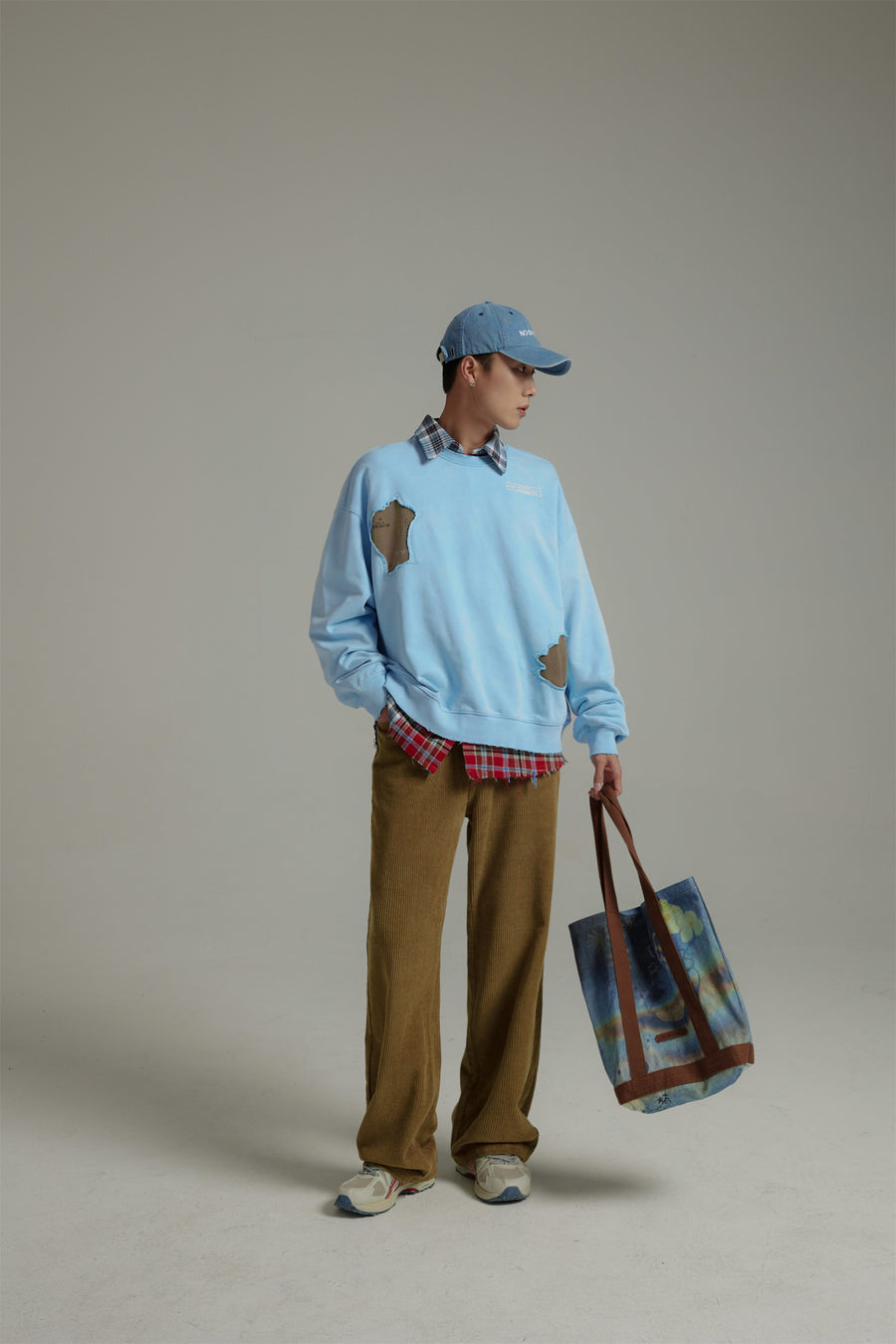 CHUU Neutral Corduroy Straight Pants