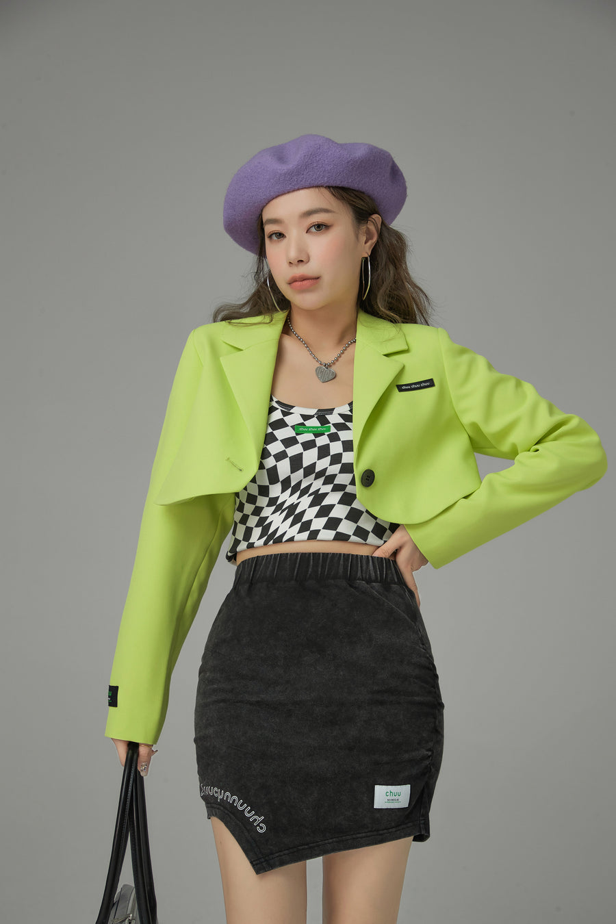 CHUU Let Me Explore Cropped Jacket