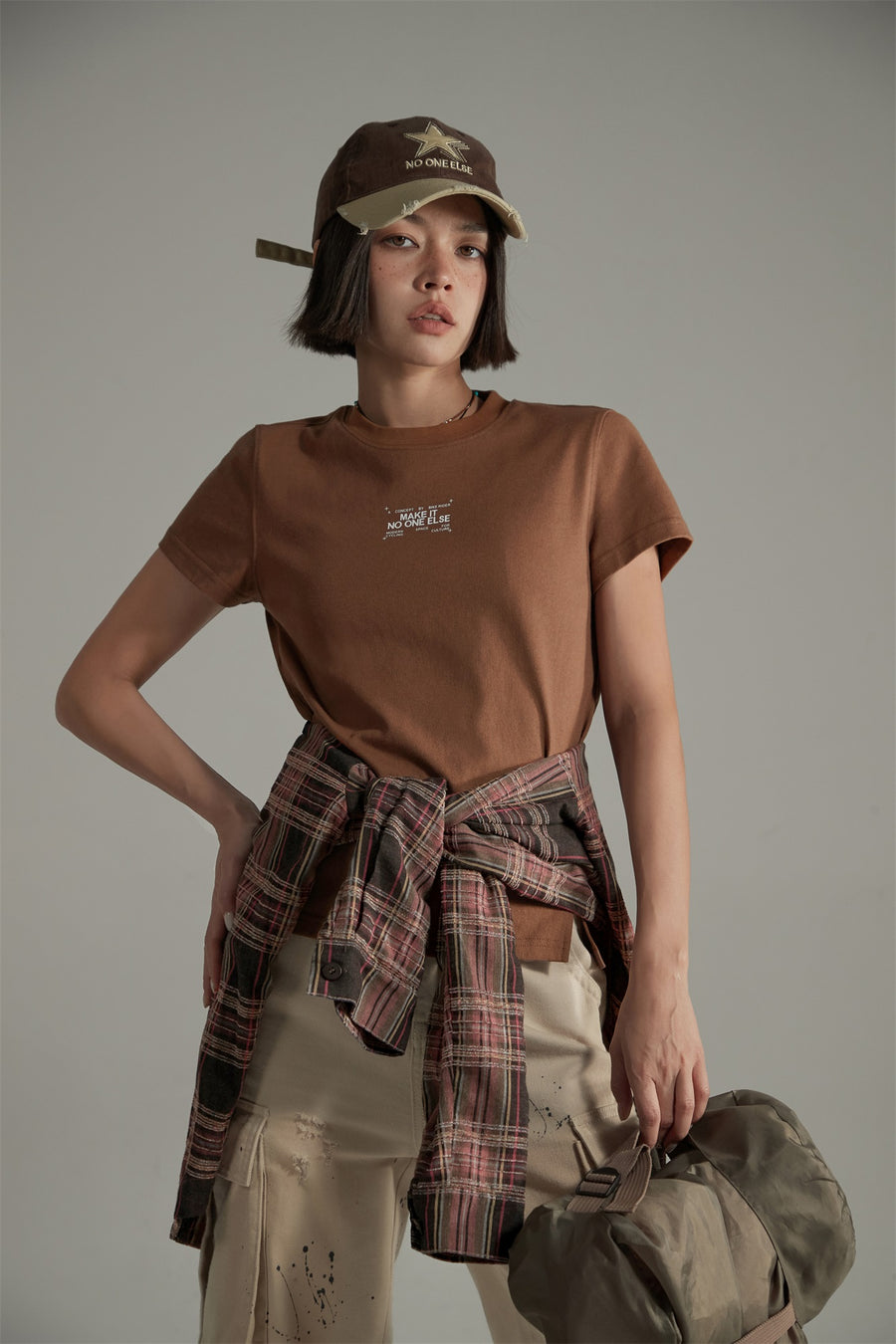 CHUU Make It Basic Crop T-Shirt