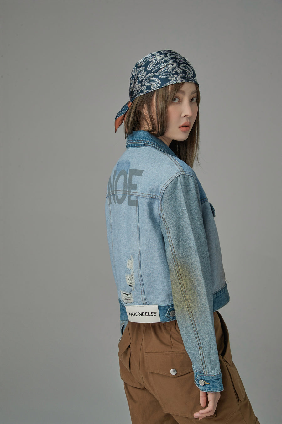 CHUU Everything Is Falling Into Place Denim Jacket