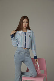 Star Line Collar Shirt