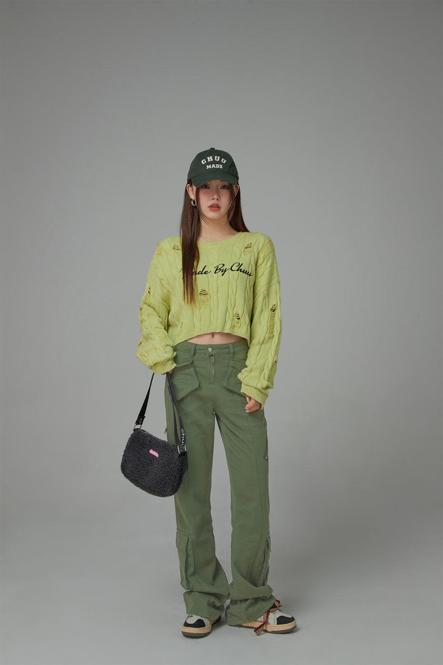 CHUU You Can Not Stop Me High-Waisted Cargo Pants