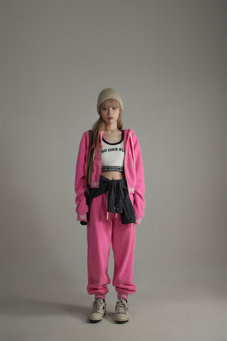 CHUU Waistband Wide Jogger Pants