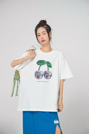 Cherry Logo Overfit T-Shirt