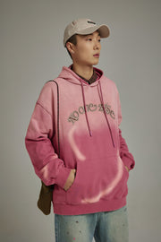 Gradient Color Front Pocket Hoodie