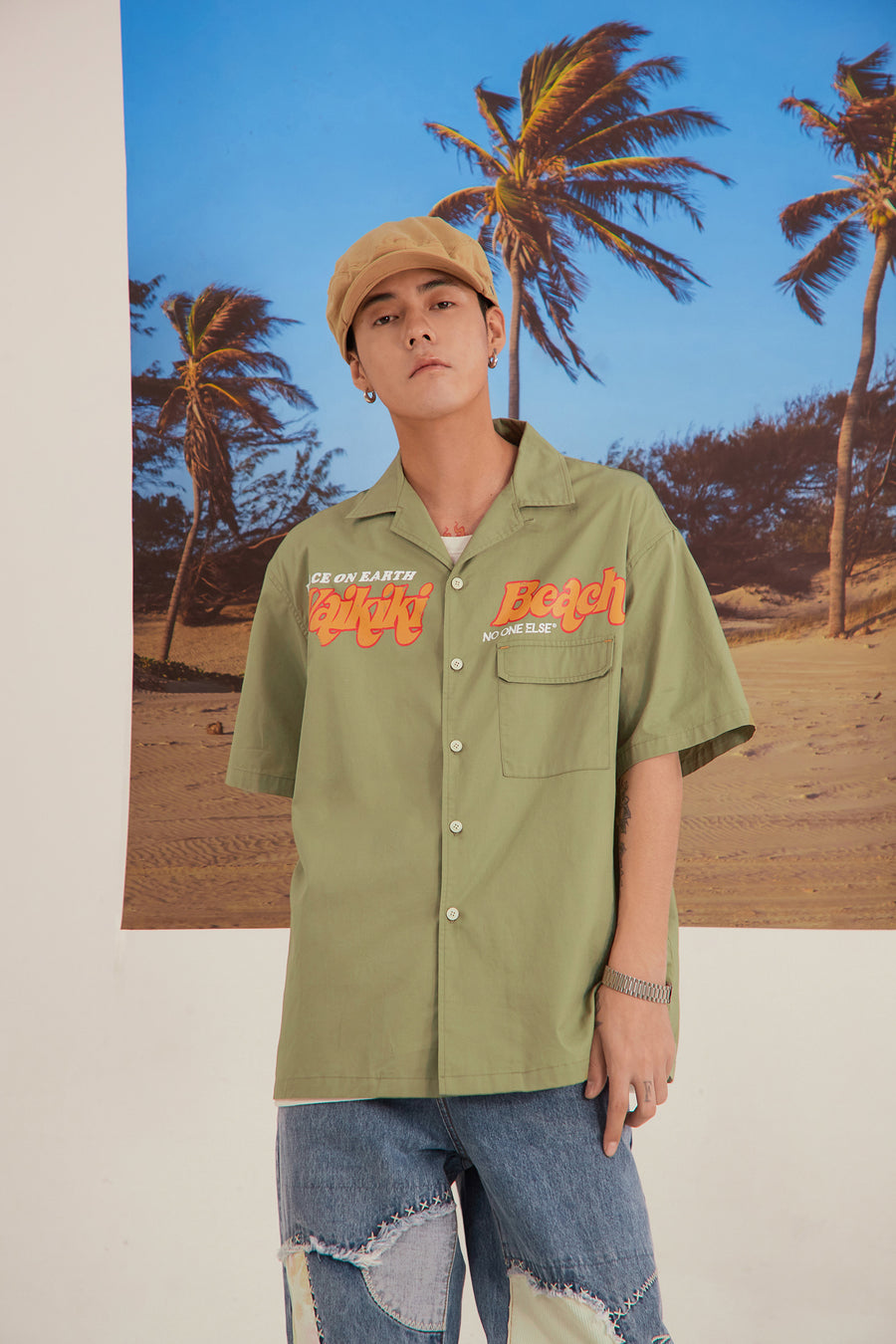 CHUU Waikiki Short-Sleeve Shirt