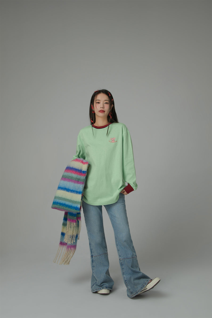 CHUU Retrograde Round Neck Sweater