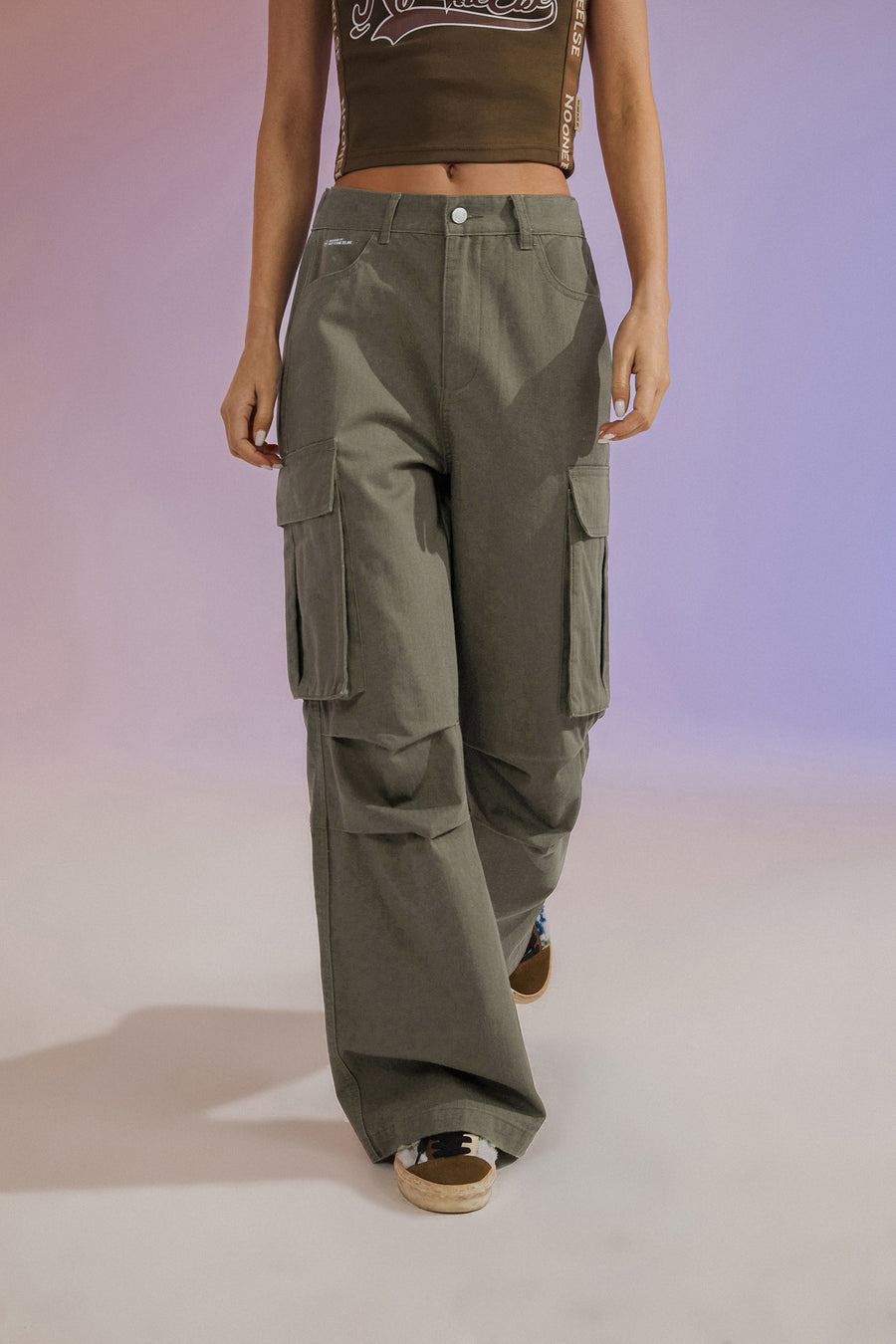 CHUU Cargo Wide Pants