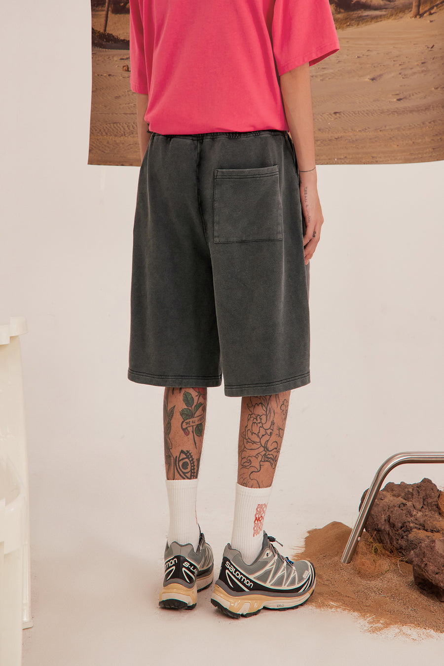 CHUU Loose Workout Bermuda Shorts