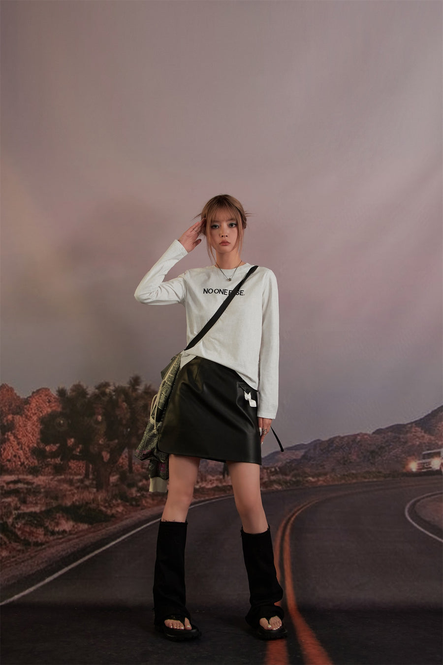 CHUU Basic Vintage Long-Sleeved Top