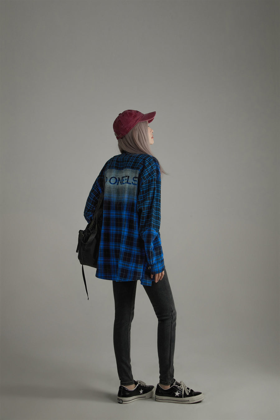 CHUU Vintage Check Loose Fit Shirt