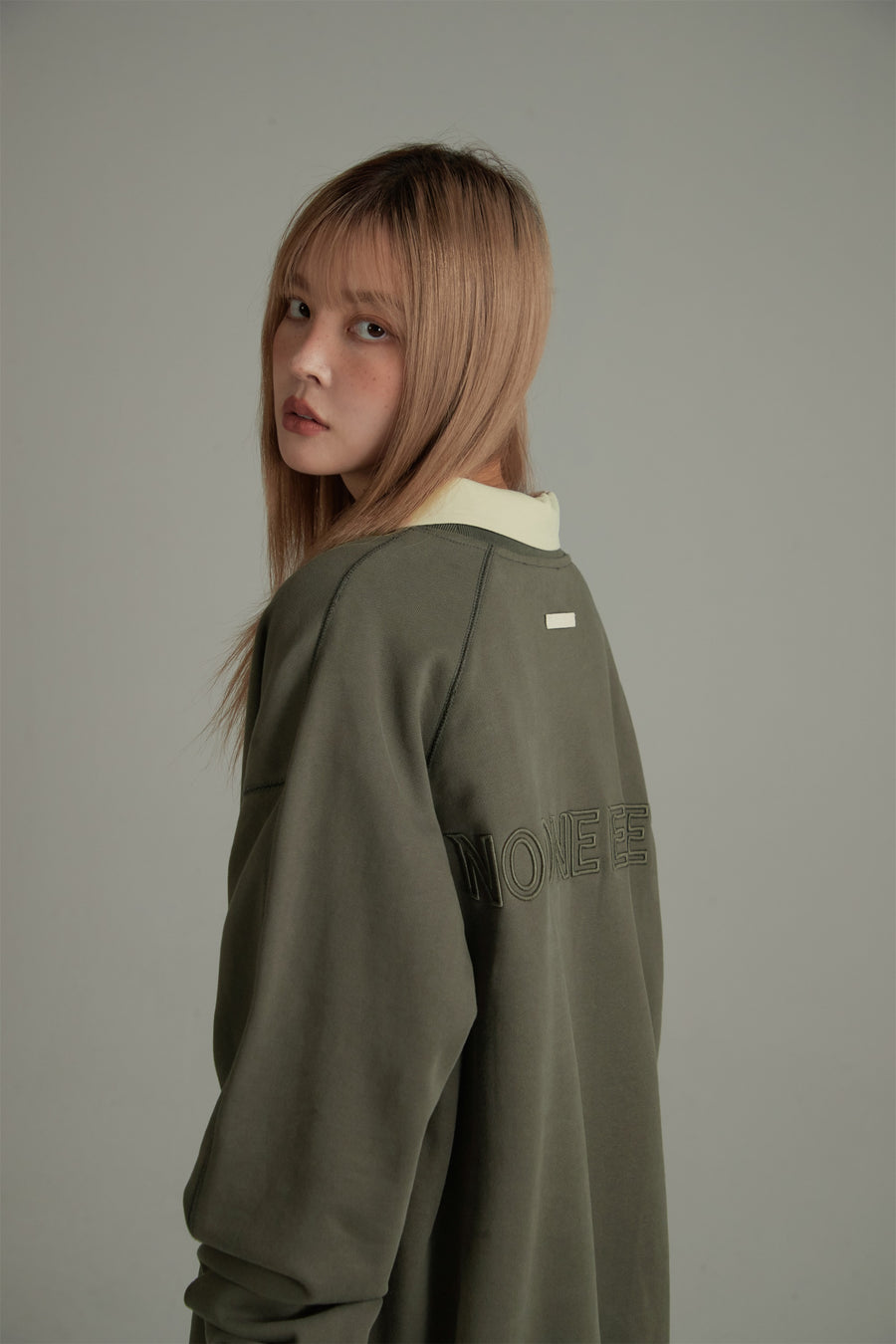 CHUU Solid Simple Casual Sweatshirt