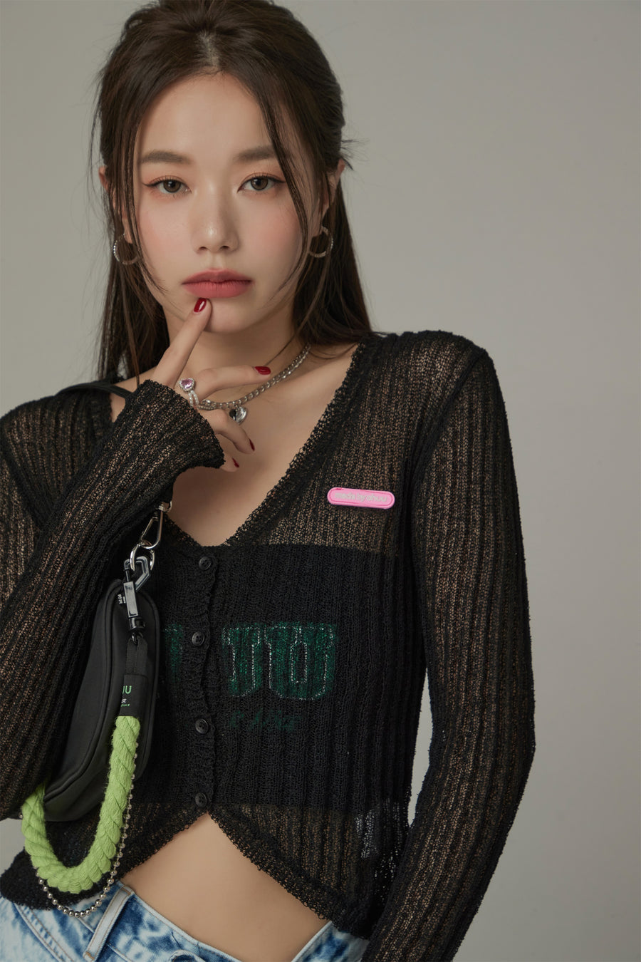 CHUU V-Neck Knit Cardigan