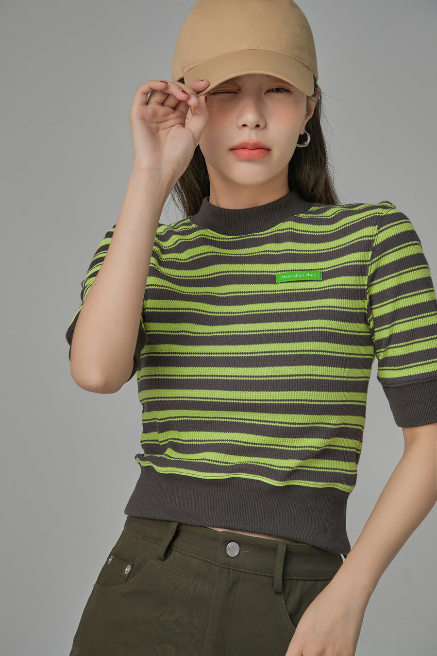 CHUU Wishing To Speak Out Stripes Top