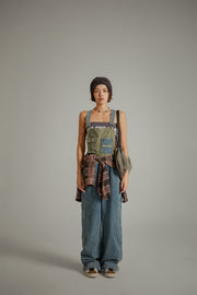 Vintage Oversize Denim Overalls