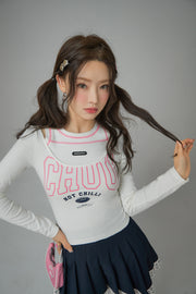 Hot Chili Open Shoulder T-Shirt