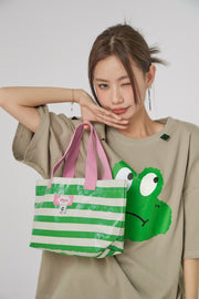 Striped Eco Shopping Bag