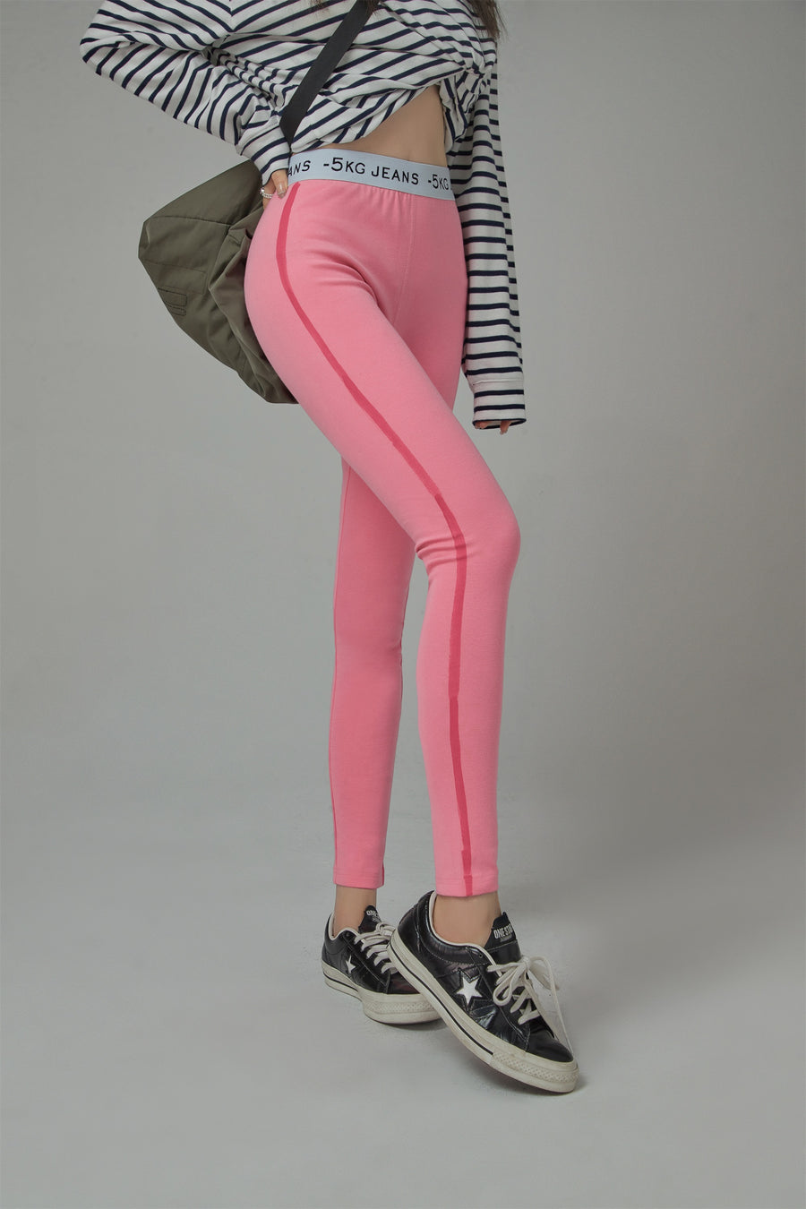 CHUU '-5Kg Jean Waistband Leggings