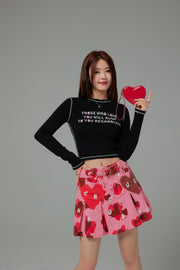 Those Who Love You Cropped Slim T-Shirt