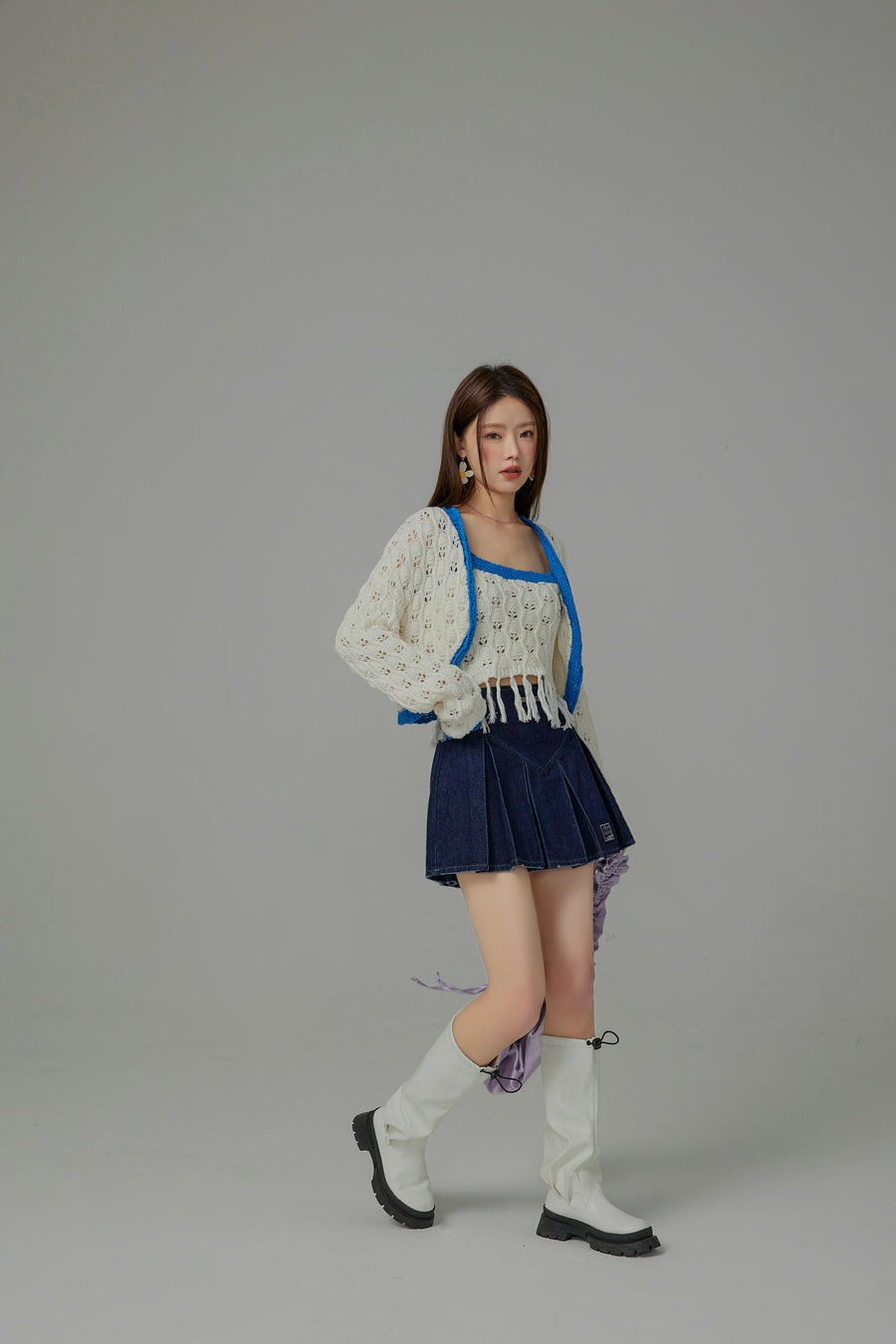 CHUU Positive Spark Knit Cardigan