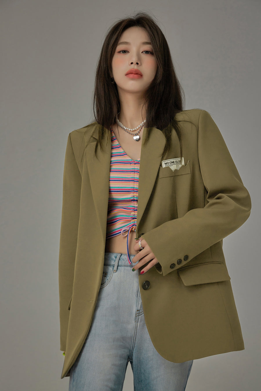 CHUU Here Comes The Sun Blazer Jacket