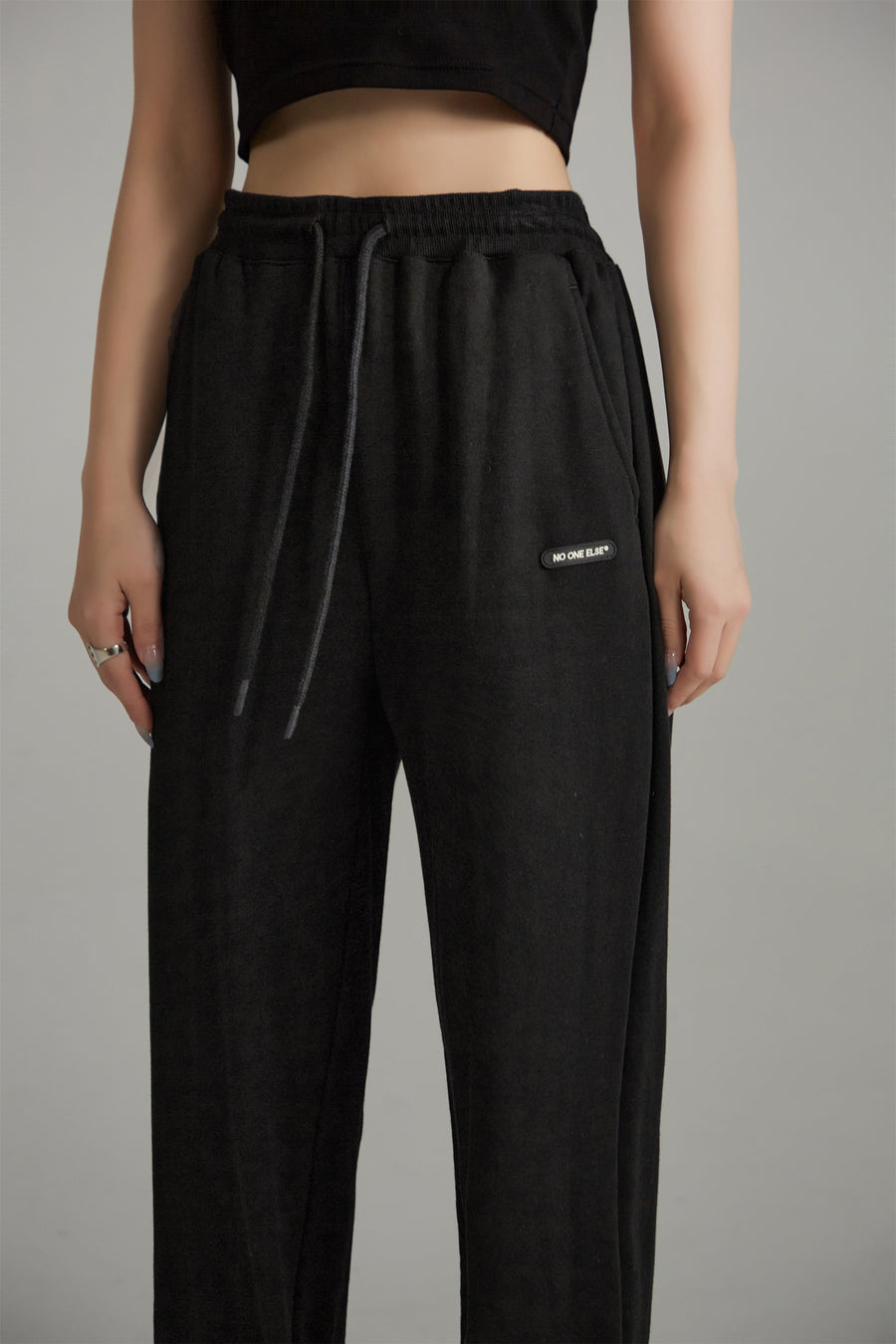 CHUU High Waist Loose Fit Jogger Pants