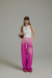 Vintage Gradient Wide Jogger Pants